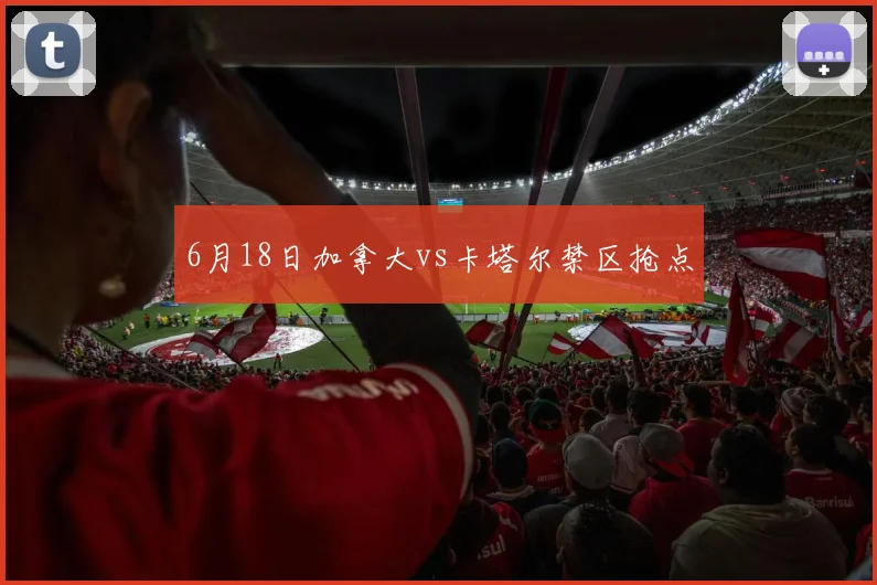 6月18日加拿大vs卡塔尔禁区抢点